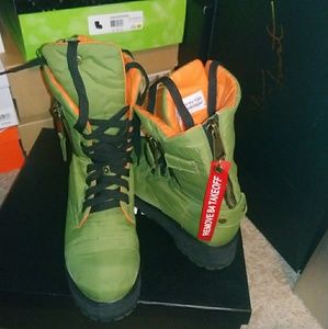 Dolls Kill Flight platform lace up boots